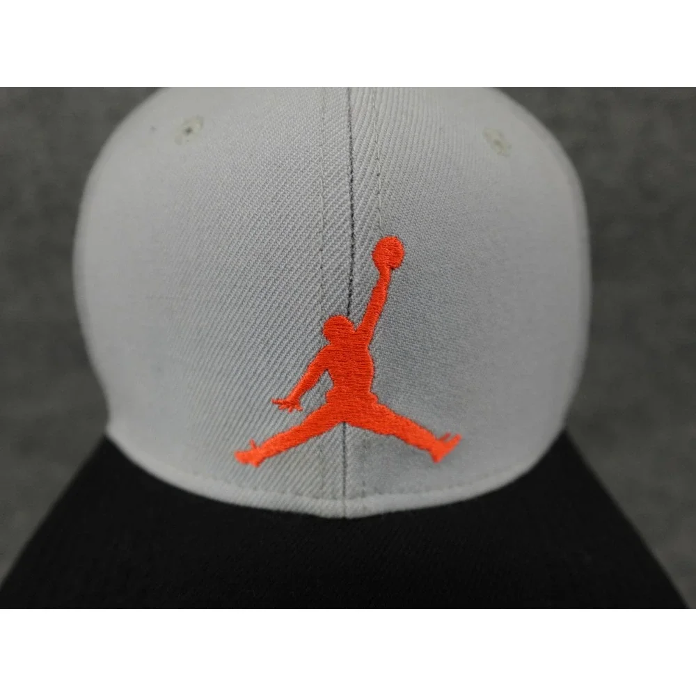 Jordan Jumpman Snapback‎ Hat Mens OSFM Grey Black Orange 513405-024 Good
